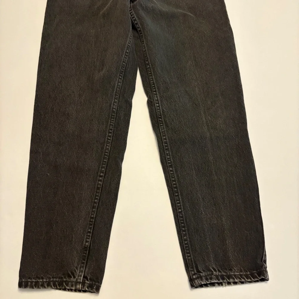 Levi's 550 Jeans Mens 33 Black Relaxed Fit Tapered Orange Tab USA Vintage 90s